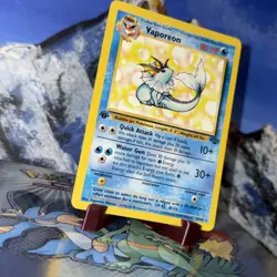 Vaporeon - 28/64 Pokemon Jungle - WOTC 1st Edition NM 🌊 - Image 2