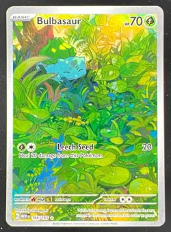 2023 Pokemon Mew EN Illustration Rare #166 Bulbasaur - Image 1