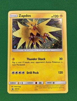 POKEMON TCG - Zapdos - Black Star Promo - SM145 - Promo - NM - Image 1