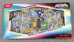 Pokemon Prismatic Evolutions Lucario Ex & Tyranitar Ex Premium Collection New - Image 1