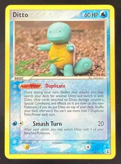 2005 Pokemon EX Delta Species #40/113 Ditto - Image 1
