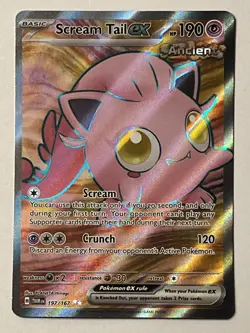 Pokemon TCG Scream Tail ex Scarlet & Violet-Twilight Masquerade 197/167 Holo... - Image 1