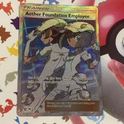 Aether Foundation Employee SV81/SV94 - Hidden Fates - Pokemon Card - Full art - Image 1