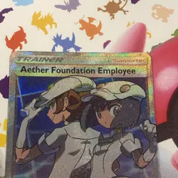 Aether Foundation Employee SV81/SV94 - Hidden Fates - Pokemon Card - Full art - Image 3