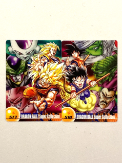 Son Goku - 517 518 - Dragon Ball Morinaga Plastic Card - Japanese - Image 1