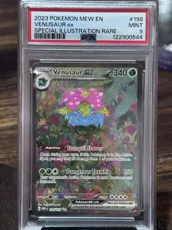 Pokemon TCG Scarlet & Violet Venusaur EX Card 198/165 Sir Psa 9 - Image 1