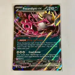 Fezandipiti ex 38/64 Ultra Rare Shrouded Fable NM Pokemon TCG Card -fezandipity - Image 1