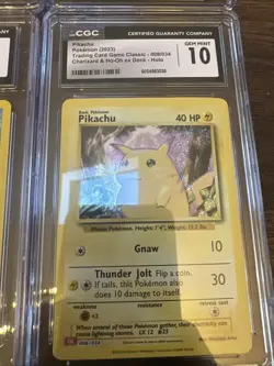 Pokemon CGC PSA Graded Lot of 10 Slabs Cards Snorlax, 151, Pikachu, Erika’s SIR - Image 4