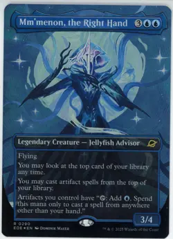 Mm'menon, the Right Hand Borderless Foil Edge of Eternities MTG 290 EOE - Image 1