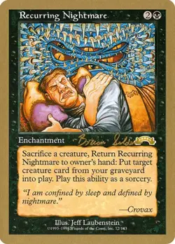 Recurring Nightmare World Championship Decks 1998 LP MTG - Image 1