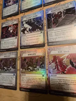 MTG Lot of 15 Outlaws of Thunder Junction Breaking News Foil Uncommons NM - Image 3