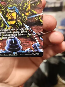 Waves of Aggression Borderless Teenage Mutant Ninja Turtles TMNT MTG - Image 5