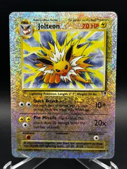 2002 Jolteon Reverse Holo Legendary 14/110 Pokemon WOTC VINTAGE Rare LP - Image 1