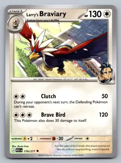 Pokemon TCG ME: Ascended Heroes Larry's Braviary 174/217 - Image 1