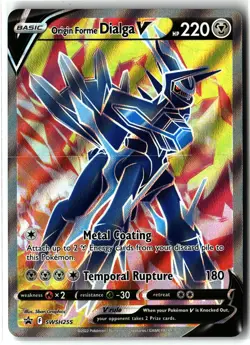 Origin Forme Dialga V ⭐ SWSH255 Holo Promo SWSH Black Star 2019 Pokemon NM - Image 1