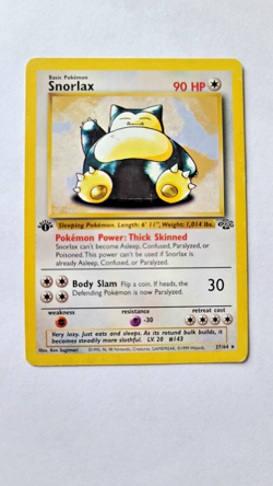 Pokemon TCG: Snorlax Jungle 1st Edition #27/64 LP/NM - Image 1