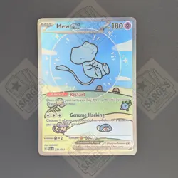 Mew EX 232/091 Special Illustration Rare Paldean Fates Pokemon “Bubble Mew” - Image 1