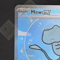 Mew EX 232/091 Special Illustration Rare Paldean Fates Pokemon “Bubble Mew” - Image 3