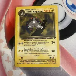 Pokemon TCG Dark Magneton Team Rocket Rare Non Holo 28/82 LP Condition - Image 1