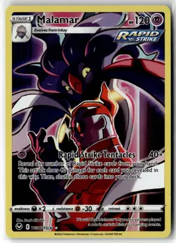 Malamar ⭐ TG06/TG30 Holo Silver Tempest Trainer Gallery Pokemon NM - Image 1