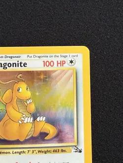 Pokemon Dragonite Holo 4/62 Fossil Unlimited WOTC 1999 Vintage Holo Rare LP - Image 4