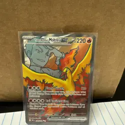 Pokemon Team Rocket's Moltres ex 208/182 English near mint ships fast - Image 1