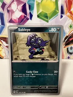 Sableye 059/094 Common Regular - Pokemon TCG Phantasmal Flames - NM - Image 1