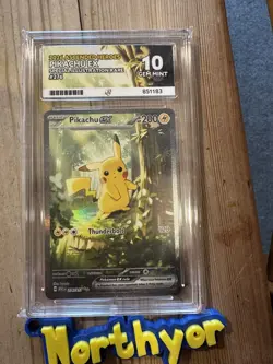 Pikachu EX 276/217 Ascended Heroes ACE 10 GEM MINT SIR Pokemon TCG - Image 1