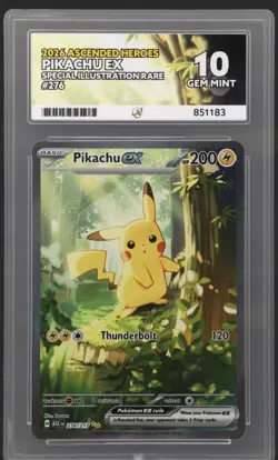 Pikachu EX 276/217 Ascended Heroes ACE 10 GEM MINT SIR Pokemon TCG - Image 2
