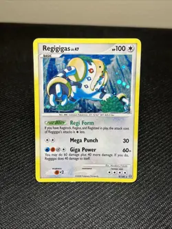Pokemon TCG Regigigas Lv. 47 9/100 Holo Rare - Image 1