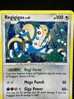 Pokemon TCG Regigigas Lv. 47 9/100 Holo Rare - Image 2