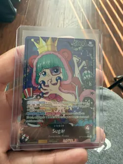 Sugar OP10-003 Parallel Alt Art Leader Royal Blood One Piece Card Game English - Image 2