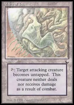 Maze of Ith - Heavy Play MTG The Dark - Image 1