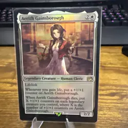 Aerith Gainsborough Prerelease FOIL FFVII Final Fantasy 7 MTG Magic Gathering - Image 1