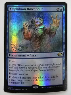 Magic the Gathering MTG - Amphibian Downpour Foil - Modern Horizons 3 - Image 1