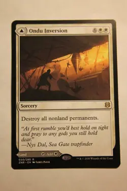 MTG Ondu Inversion x1- -Zendikar Rising-Lightly Played - Image 1