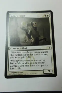 MTG Suture Priest x1- -New Phyrexia-Lightly Played - Image 1