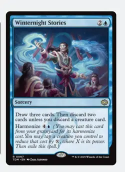 Winternight Stories | MTG Tarkir Dragonstorm TDM | Simic Draw EDH | Rare | NM - Image 1
