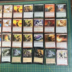 36 Cards Vintage Magic The Gathering Card 1993 - Bulk Lot Heavily Played - Image 3