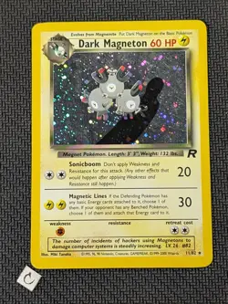 Dark Magneton 11/82 - Team Rocket Unlimited WOTC Pokemon TCG MP - Image 1