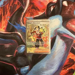 POKEMON - ETHAN'S ADVENTURE - DESTINED RIVALS - SAR - 236/182 - NM/M - TCG - Image 1