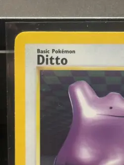 1999 Pokemon Fossil Unlimited Ditto Holo Rare 3/62 LP - Image 3