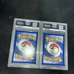 1999 Pokemon Fossil 1st Edition - PSYDUCK + GOLDUCK - PSA 9 Mint Set #53 #35 - Image 5