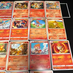 Lot of 22 Pokemon Chimchar Monferno Infernape Cards JapaneseTCG Mixed Lot - Image 3