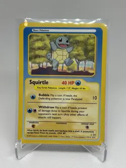 Funskool Squirtle Pokemon TCG Basic Pokemon Card 40 HP 2004 C 04 - Image 1