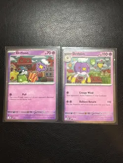 Drifloon 005 Drifblim 006 Black Star Promo 2025 Mega Evolution Pokemon Card TCG - Image 1