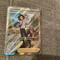 Pokemon Cards Cheren’s Care GG58/GG70 Galarian Gallery Crown Zenith - (NM) - Image 1