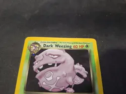 Dark Weezing 14/82 Team Rocket Holo Pokemon Card Rare Light Play Sunbleached 1st - Image 2