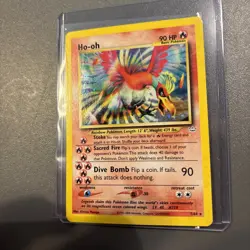 Pokemon TCG Neo Revelation Ho-Oh 7/64 Holo Rare Card WOTC Vintage - Image 3