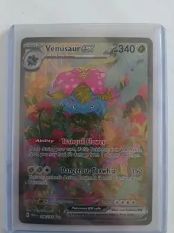 Pokemon Venusaur EX Holo Ultra Rare TCG Card Scarlet & Violet 198/165 - Image 1